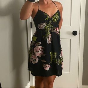 Satin flower dress